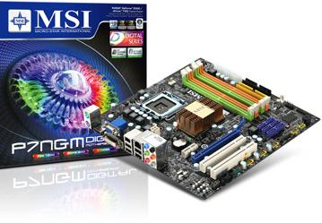 MSI представила P7NGM — системную плату для создания цифрового центра домашних развлечений