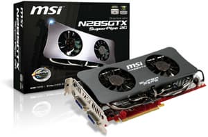 3D-карта MSI N285GTX SuperPipe 2G: трубки толще, памяти больше