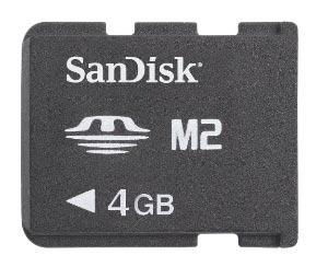 SanDisk увеличивает объем флэш-карточек Memory Stick Micro (M2) до 4 Гб
