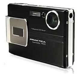 Praktica Luxmedia 7403: ультратонкая фотокамера с 3-дюймовым дисплеем и функцией MP3-плеера