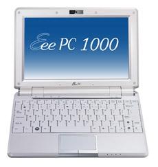 Семейство ноутбуков ASUS Eee пополняет модель Eee PC 1000HD