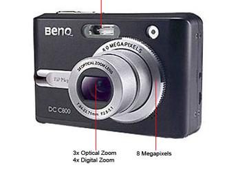 DC C800 - недорогой компактный 8-мегапиксельник от BenQ