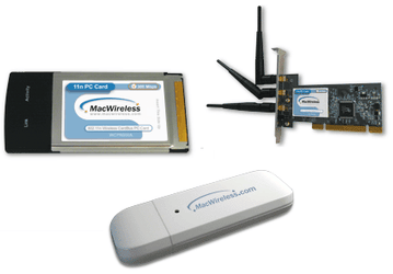 MacWireless выпустила адаптеры 802.11n для PowerPC Mac