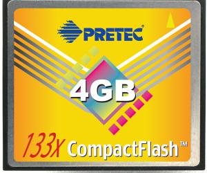 Pretec Exhibits 133X CompactFlash Card
