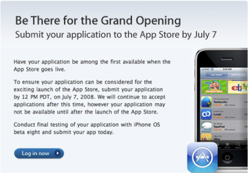 Apple объявила сроки подачи дебютных приложений App Store