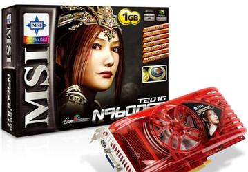 MSI 9600GT «Red Moon» — сразу две интересные карты: с 1 ГБ памяти и «самая доступная из GeForce 9600 GT», обе с отличным кулером