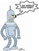 Маркус Феникс и робот из мультсериала Futurama - одно и тоже лицо