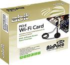 ABIT AirPace Wi-Fi: адаптер беспроводной сети с интерфейсом PCIe x1