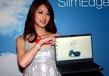 Fujitsu LifeBook S6510 – легкий ноутбук с очень тонкой рамкой вокруг экрана 