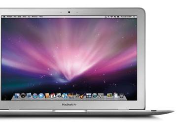 MacBook Air — новый ноутбук Apple. Очень тонкий