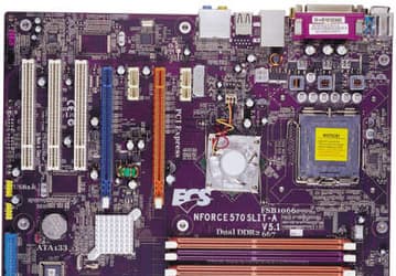 Плата ECS NFORCE 570SLIT-A - поддержка Core 2 Duo и SLI