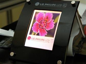 Universal Display и LG.Philips LCD показали гибкий дисплей на металлической фольге толщиной 0,076 мм