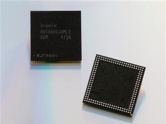 У Hynix готова первая в мире 54-нанометровая мобильная память DDR2 плотностью 1 Гбит