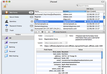1Password 2.5.12 для Mac работает с Safari 3.1 