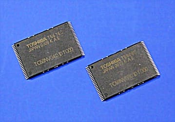 Toshiba показывает новую, 56-нм одночиповую NAND-флэш память высокой емкости   
