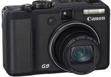 Компактная камера Canon Powershot G9 рассчитана на «серьезных любителей» фотосъемки 