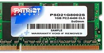 Patriot Memory DDR2-800 SO-DIMM — быстрая память для ноутбуков