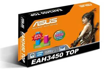 ASUS EAH3450 — бюджетный, но быстрый и тихий (0 дБА) ускоритель серии TOP