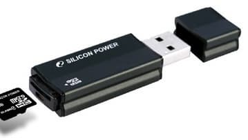 Silicon Power Ultima 155 — флэш-карта и кардридер microSDHC в одном продукте 