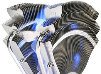 Процессорный кулер Thermaltake V14AX: двойной веер с большим вентилятором