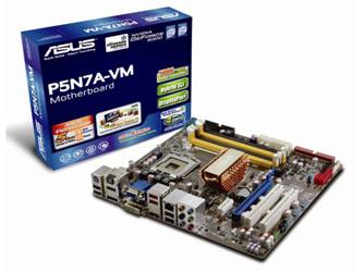 Системная плата ASUS P5N7A-VM поддерживает DirectX 10, Hybrid SLI, CUDA и PhysX