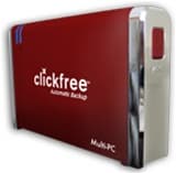 Объем внешних накопителей Clickfree для домашних пользователей увеличен до 2 ТБ
