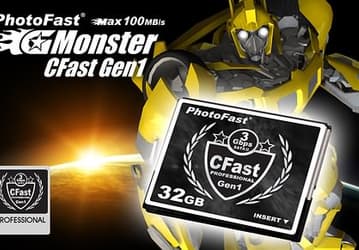 PhotoFast G-Monster CFast Gen1 — очень быстрые карты Compact Flash для профессионалов