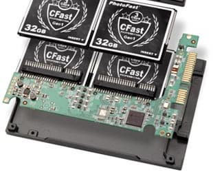 PhotoFast G-Monster Quad Drive — быстрый SSD на четырех картах памяти формата CFast