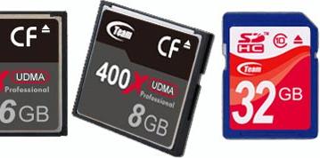 Team Group выпускает быстрые карты памяти CompactFlash и SDHC