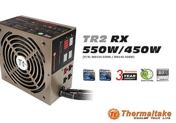 Thermaltake Launches New TR2 RX 450W/550W PSU Series