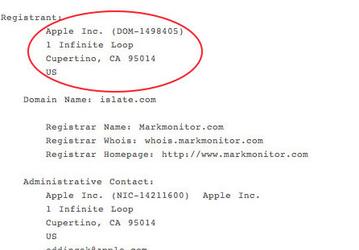 Планшетный компьютер Apple может получить имя iSlate