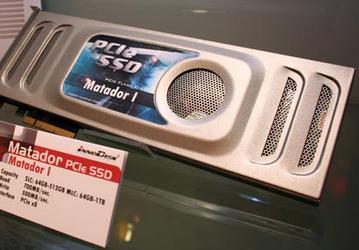 Скорость чтения SSD InnoDisk Matador составляет 800 МБ/с
