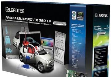 Leadtek представляет низкопрофильную 3D-карту начального уровня Quadro FX 380 LP