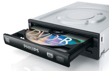 Пишущий привод Philips SPD2525P записывает диски DVD со скоростью 24x