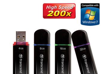 USB-накопители Transcend JetFlash 600: скорость чтения — 32 МБ/с, записи — 18 МБ/c