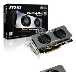 Мощная система охлаждения и отборные компоненты позволили MSI «разогнать» 3D-карты серии N250GTS