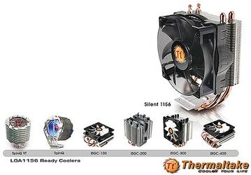 Thermaltake готовит серию кулеров под процессоры Intel LGA-1156