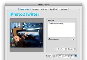 iPhoto2Twitter 1.5 — новая версия плагина для iPhoto