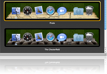 Dock Library 1.0 изменяет оформление дока в Mac OS X Leopard