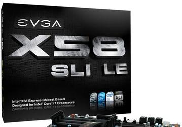 EVGA расширила ассортимент системных плат моделью X58 SLI LE 