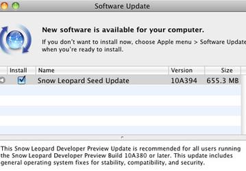 Apple обновила бета-версию Mac OS X Snow Leopard 