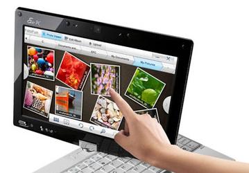 Семейство ASUS Eee PC пополнилось мобильным компьютером с поворотным экраном