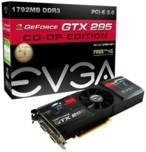 Одноплатная 3D-карта EVGA GeForce GTX 295 и водоблок для нее