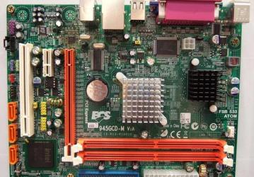 ECS оснащает системную плату с процессором Atom слотом PCI-Express x16