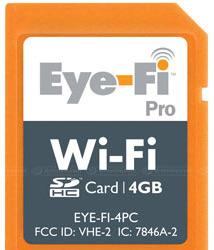 Новая версия карточки Eye-Fi поддерживает подключение ad hoc и передачу RAW-файлов