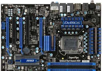 Системная плата MSI P55-GD80 для процессоров Intel i5 и i7 получила три слота PCI Express x16