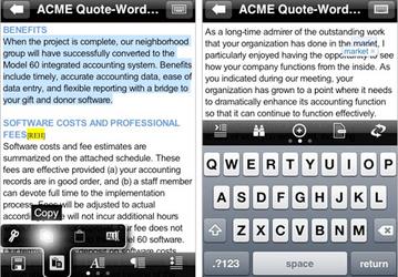 В App Store появился офисный пакет Documents To Go 