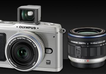 Камера Olympus E-P1 системы Микро 4/3 — зеркала нет, сменные объективы есть