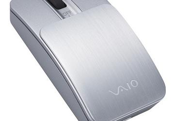 Мышь Sony VGP-BMS10 — сдвижная конструкция из алюминия и Bluetooth в качестве интерфейса