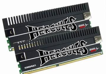 KINGMAX начинает серию Hercules двухканальным набором памяти DDR3-2200